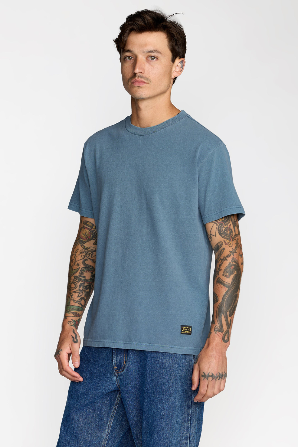 Midweight Label Short Sleeve Tee - Hot Peppers Clothing
