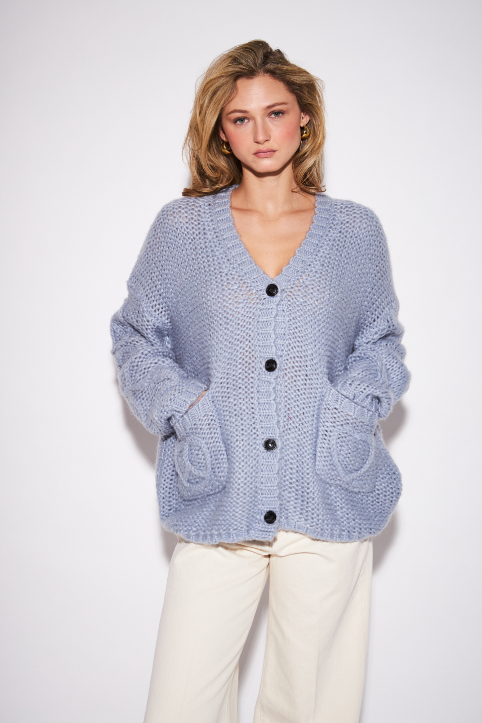 John + Jenn Glenn Textured Knit Cardigan