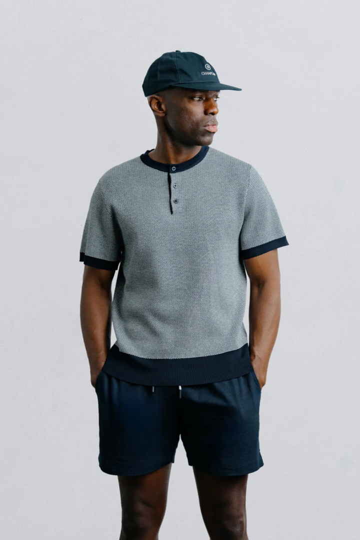 Textured Knit Tee - Hot Peppers Clothing