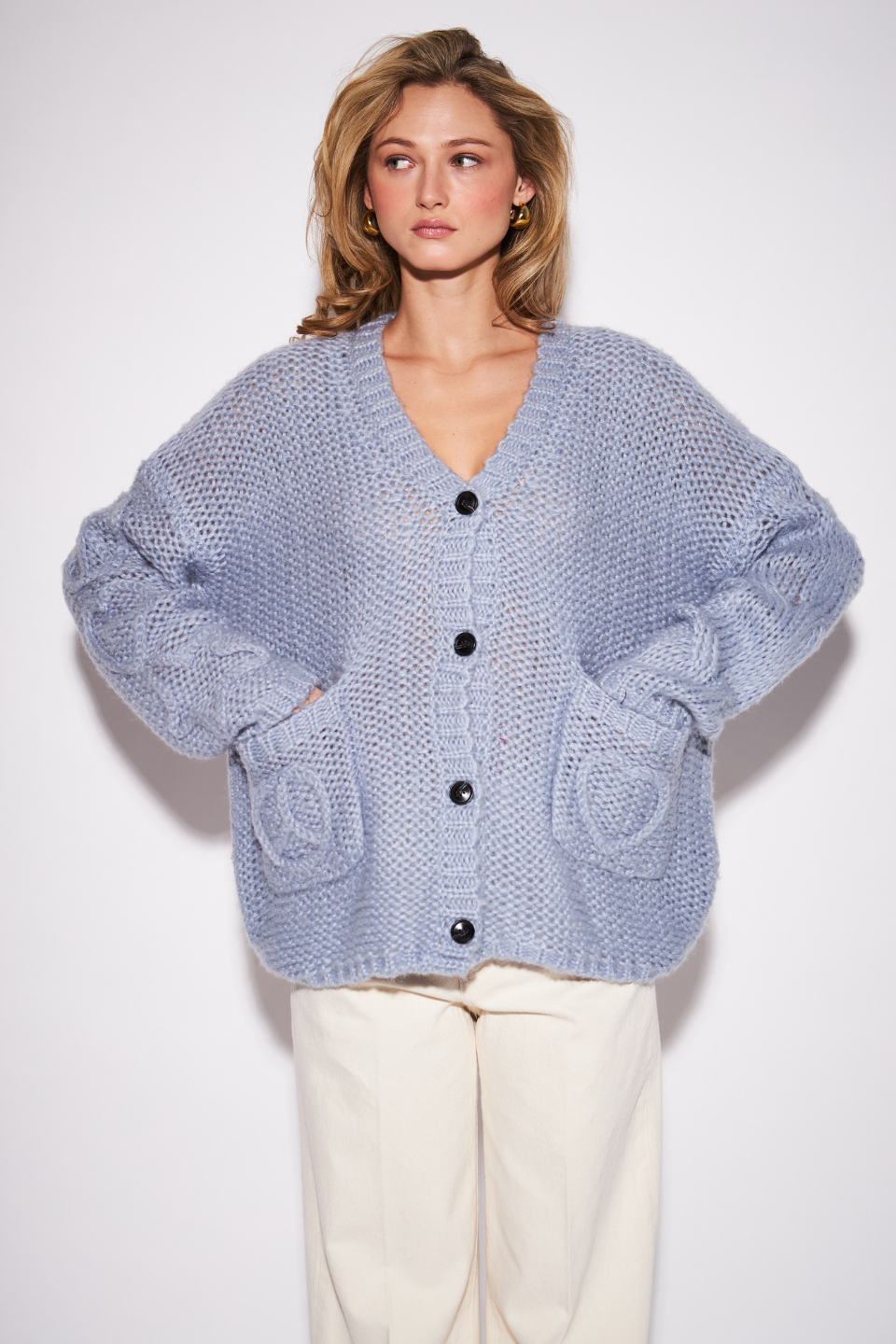 John + Jenn Glenn Textured Knit Cardigan