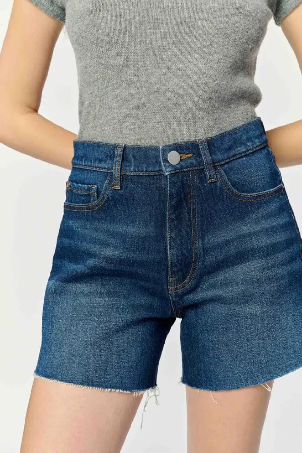 VVI relaxed jean short - Hot Peppers Clothing