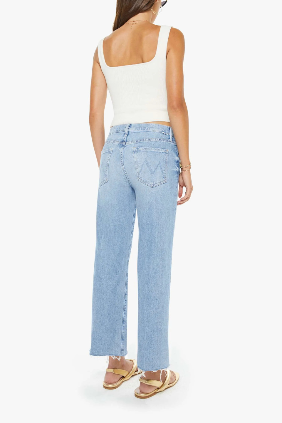 The Mid Rise Rambler Zip Ankle Fray