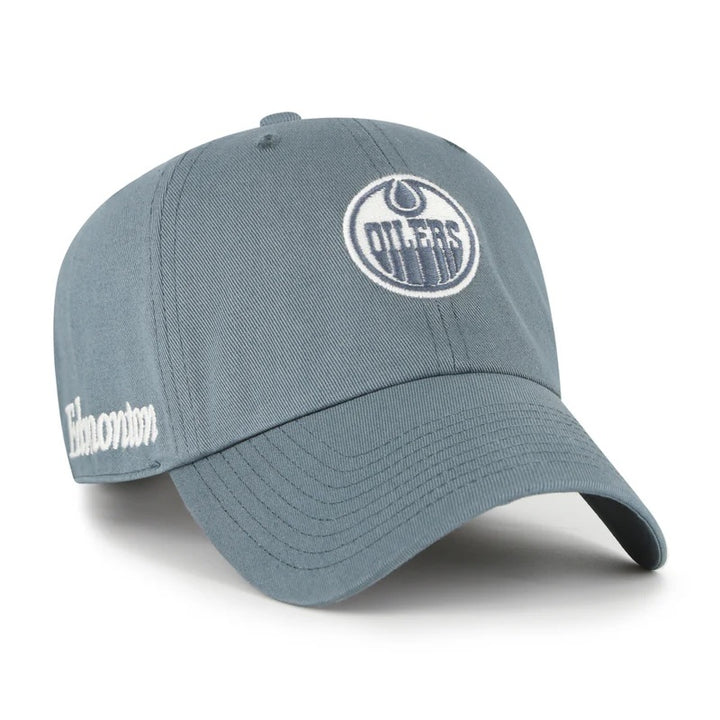 Edmonton Oilers Grey Foundation '47 Clean Up Hat
