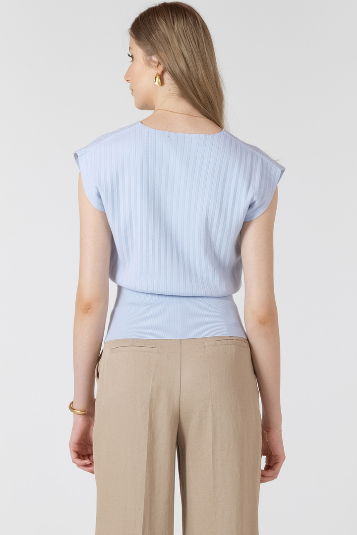 Penny Pleat Lightweight Effect Sweater