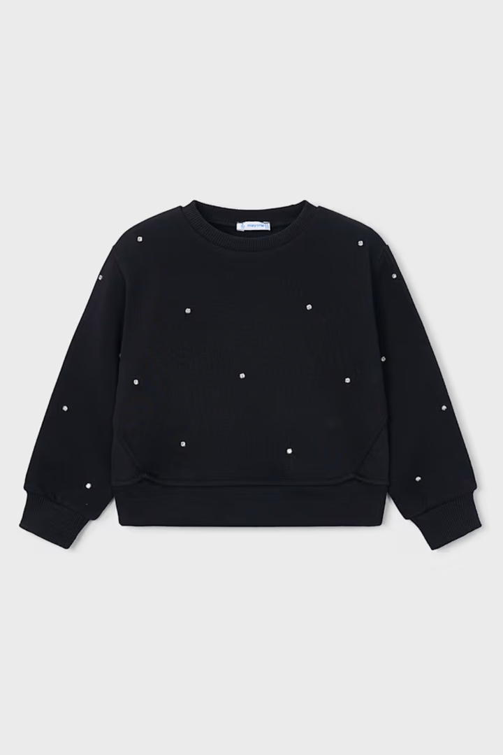 Mayoral Girl Applique Sweatshirt