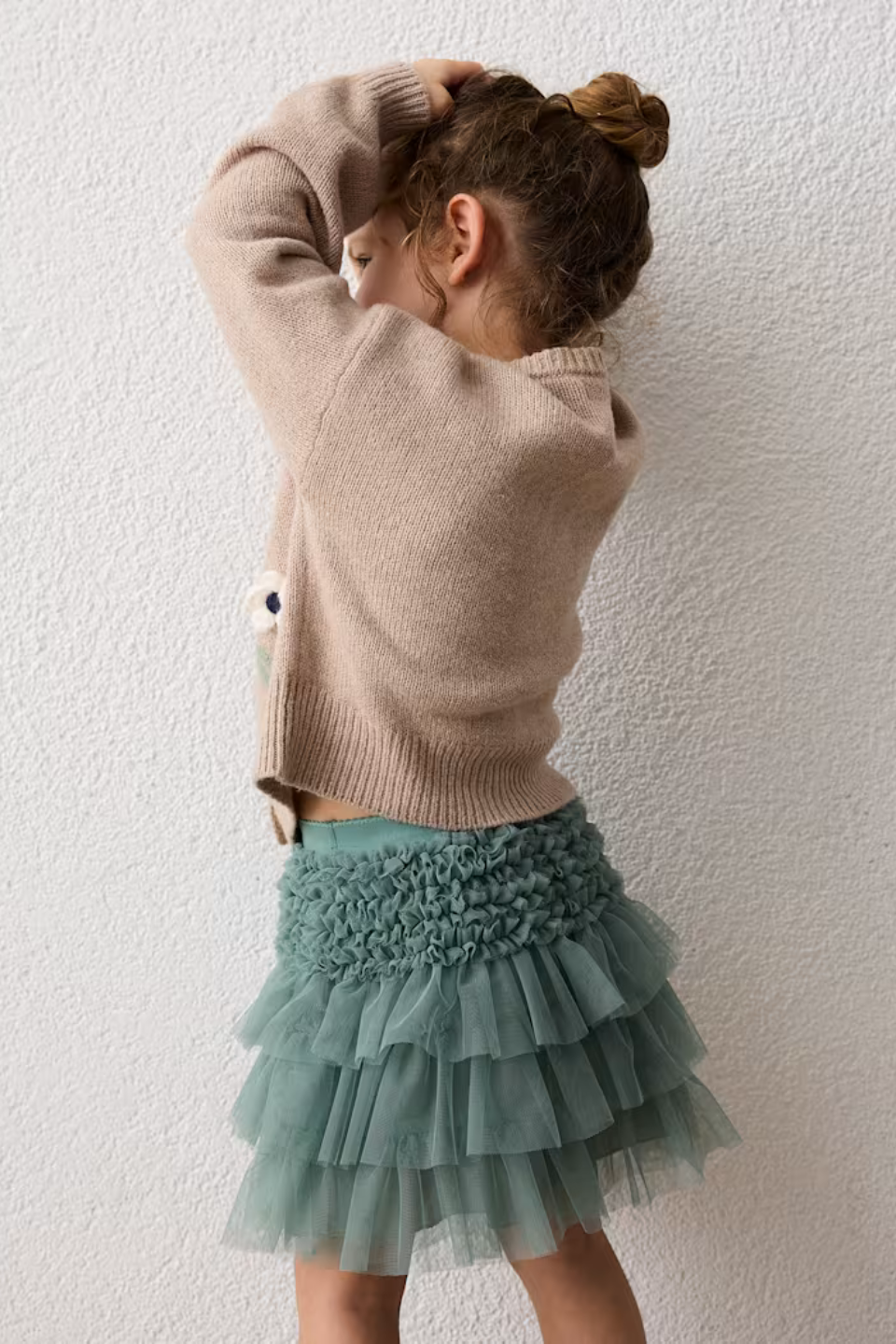 Mayoral Girl Ruffle Tulle Skirt