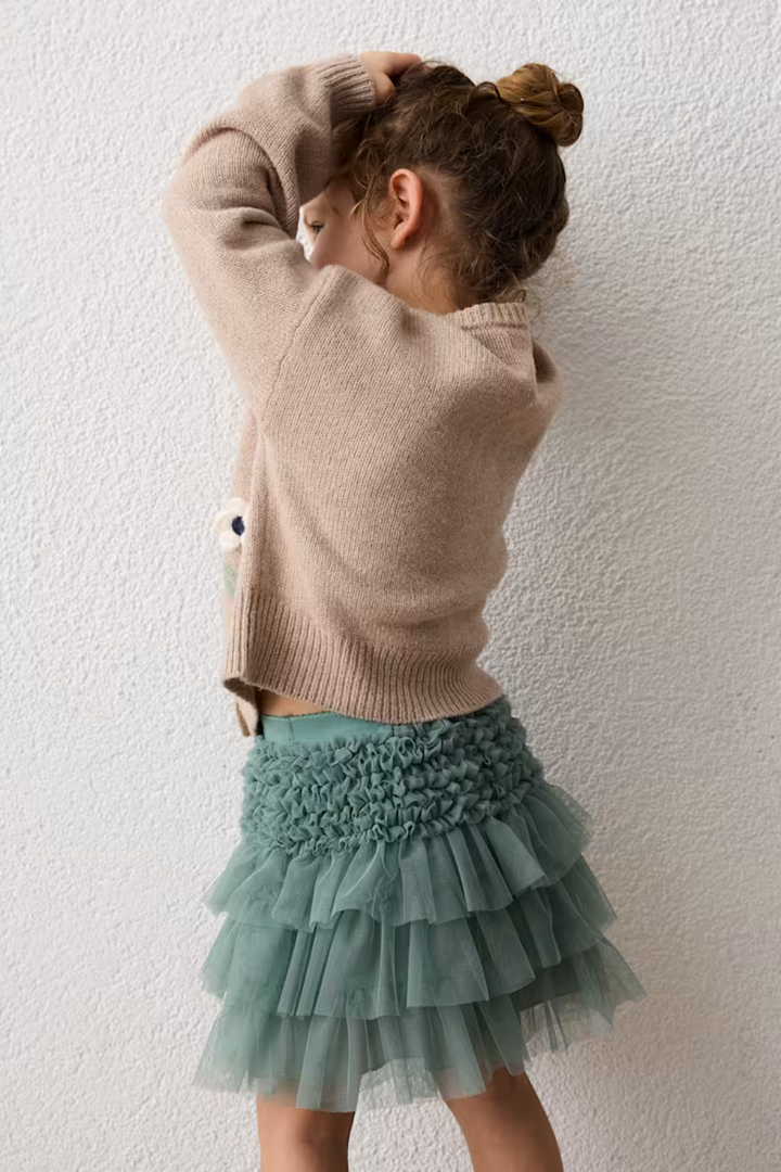 Mayoral Girl Ruffle Tulle Skirt
