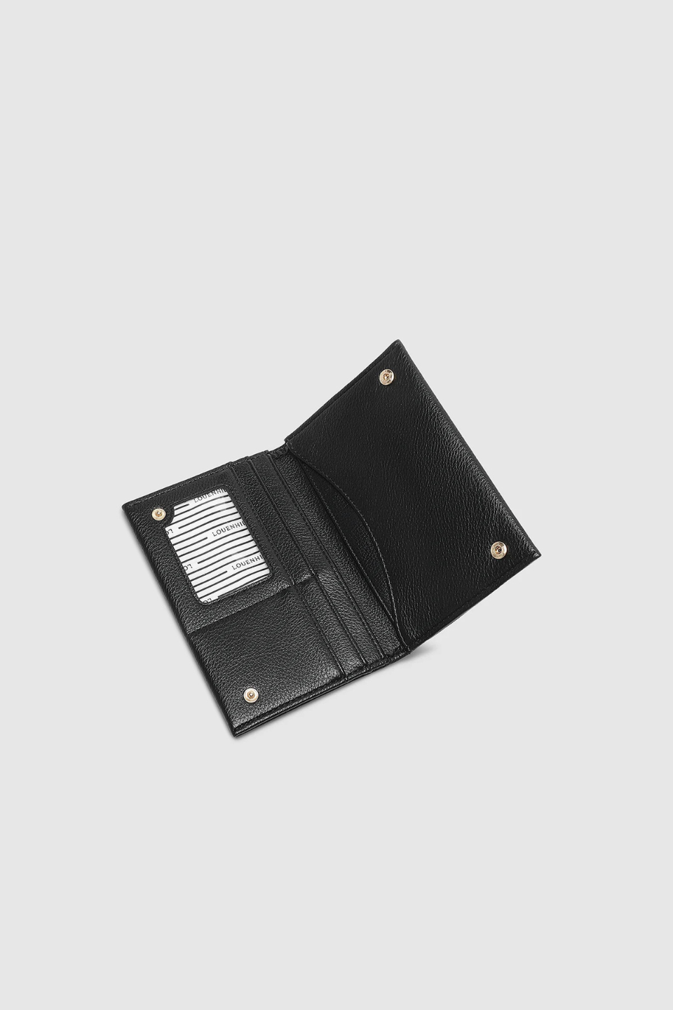 Venice Passport Holder in Black