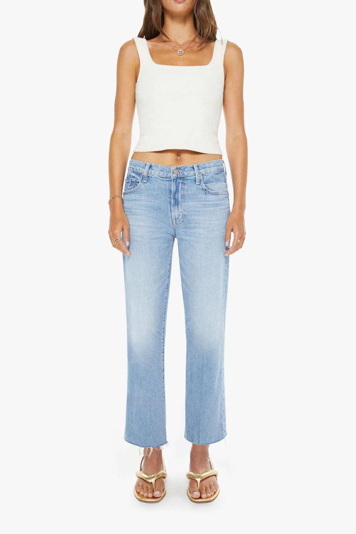 The Mid Rise Rambler Zip Ankle Fray