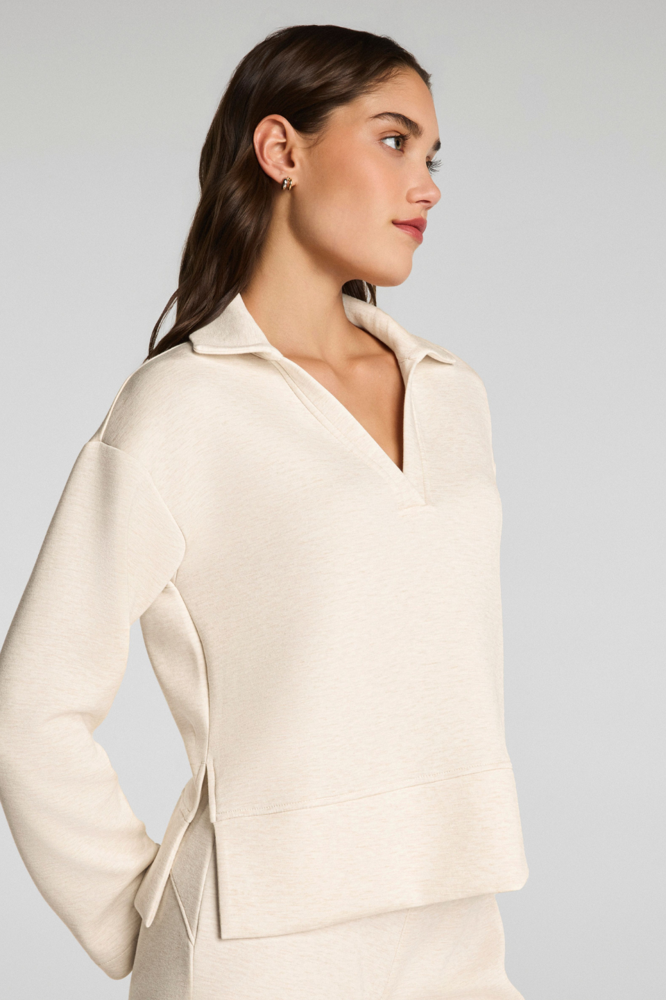 SPANX AirEssentials® Long Sleeve Polo Top