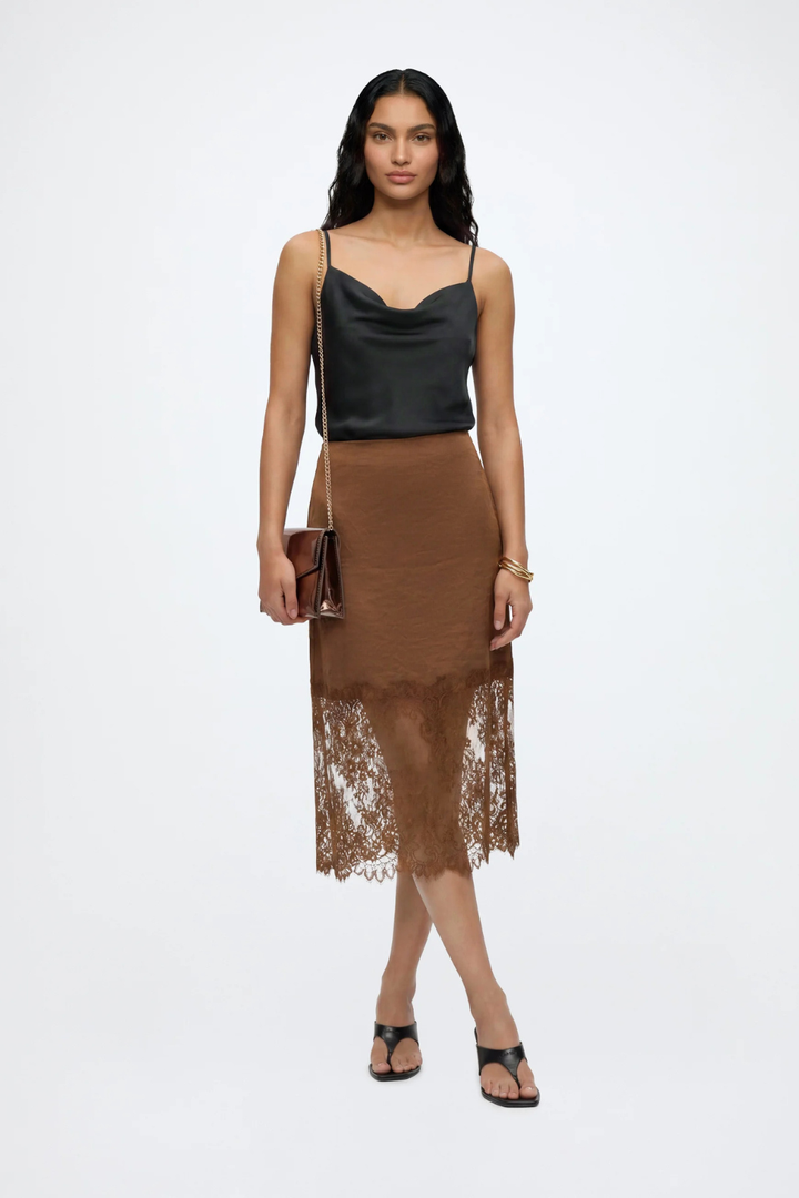 Vero Moda Mollie High-Waisted Lace Skirt