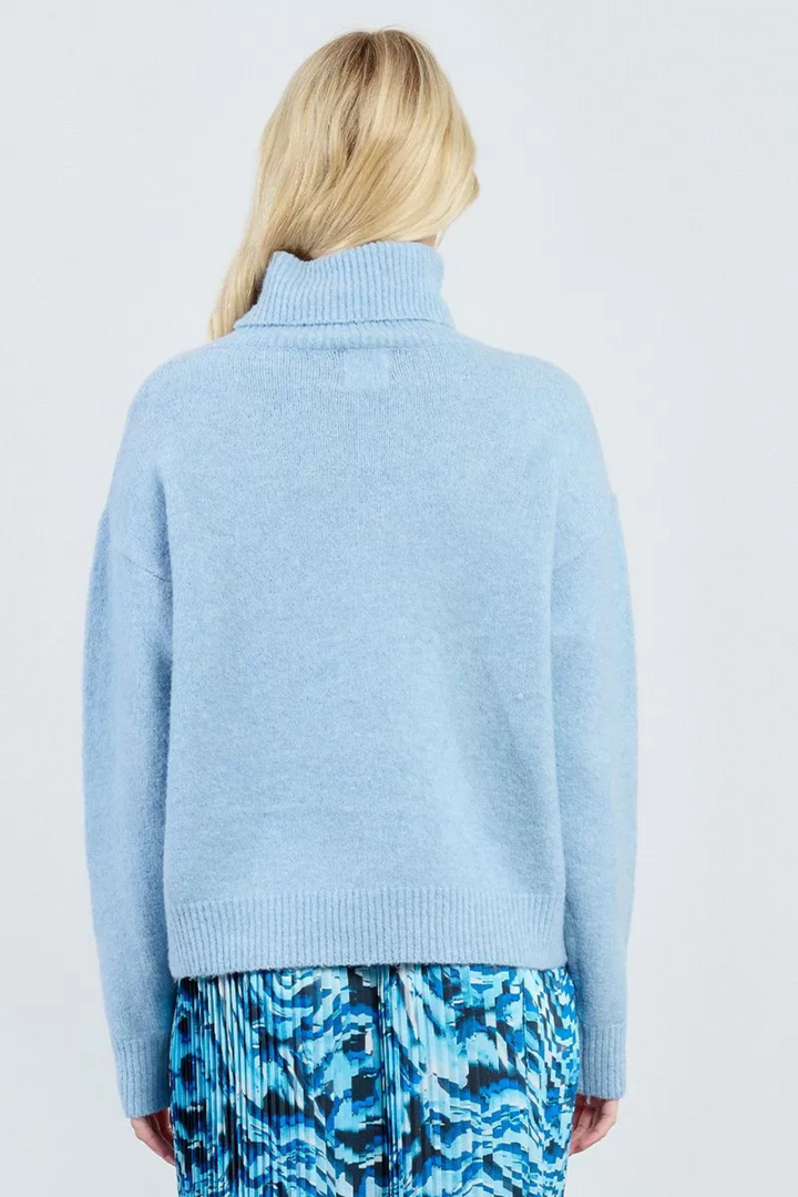 Oversized turtleneck sweater