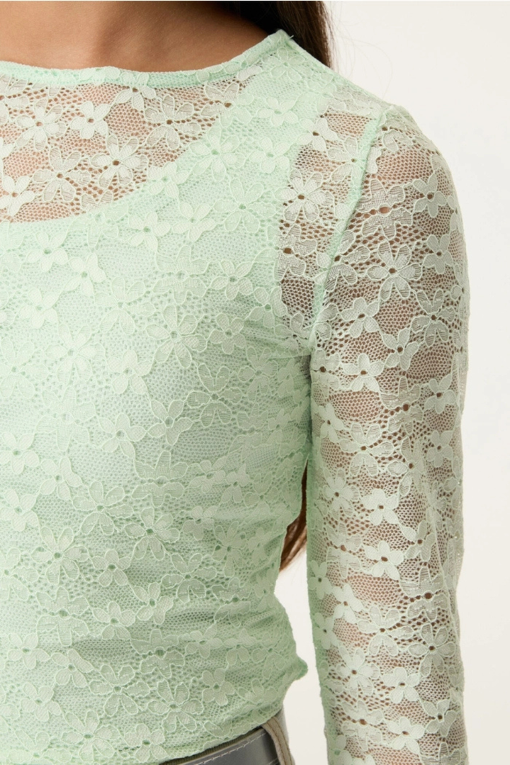 Mint green long sleeve