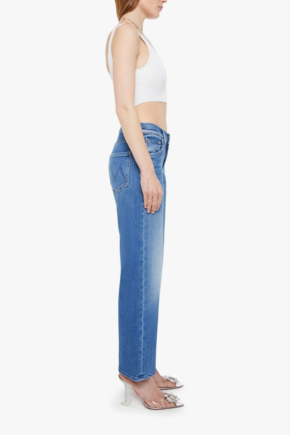 Mother The Mid Rise Rambler Zip Ankle