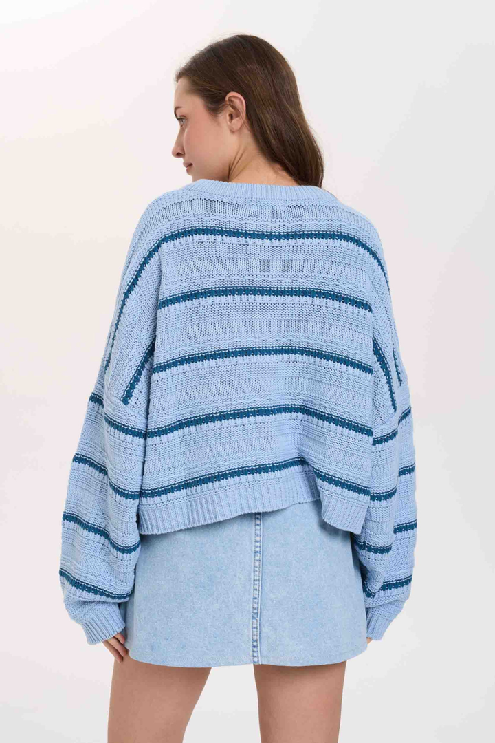 24COLOURS Linden Striped Cardigan