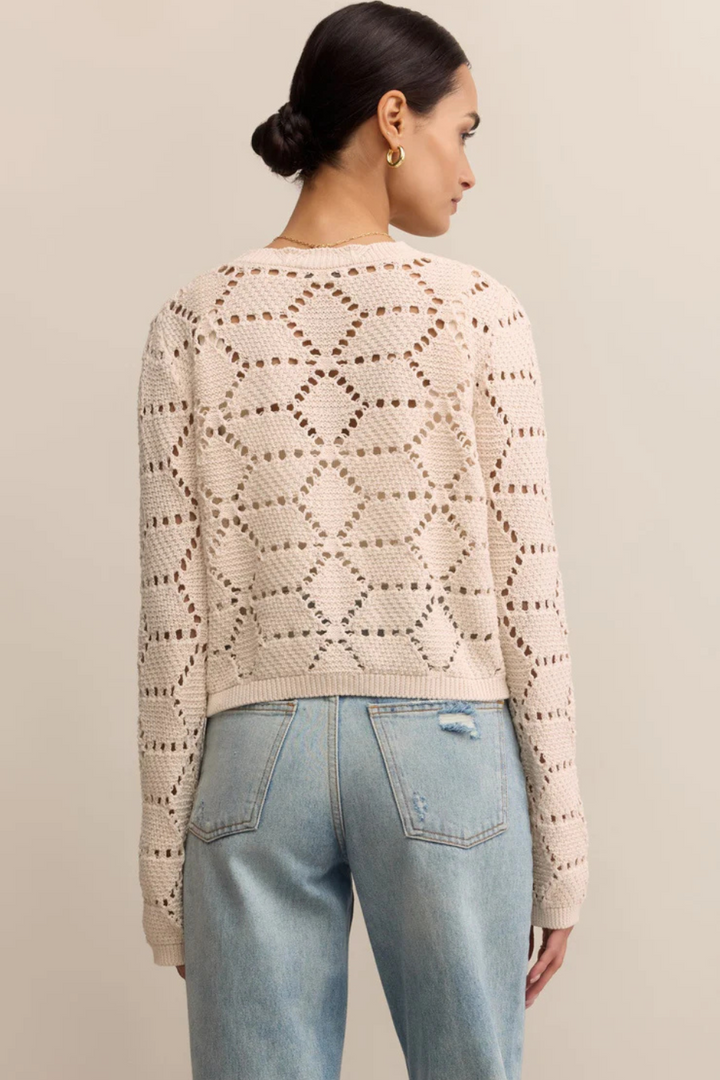 Rosalyn Diamond Sweater Cardigan