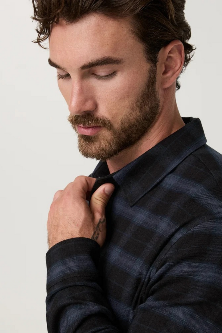 Vuori Long Sleeve Midweight Flannel Shirt