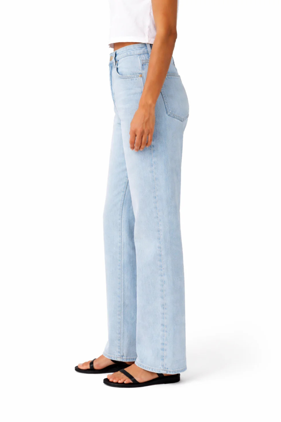 Modern American WINONA BISCAYNE BLUE High Rise Straight - Hot Peppers Clothing