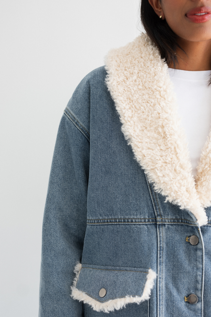 Sherpa Denim Jacket