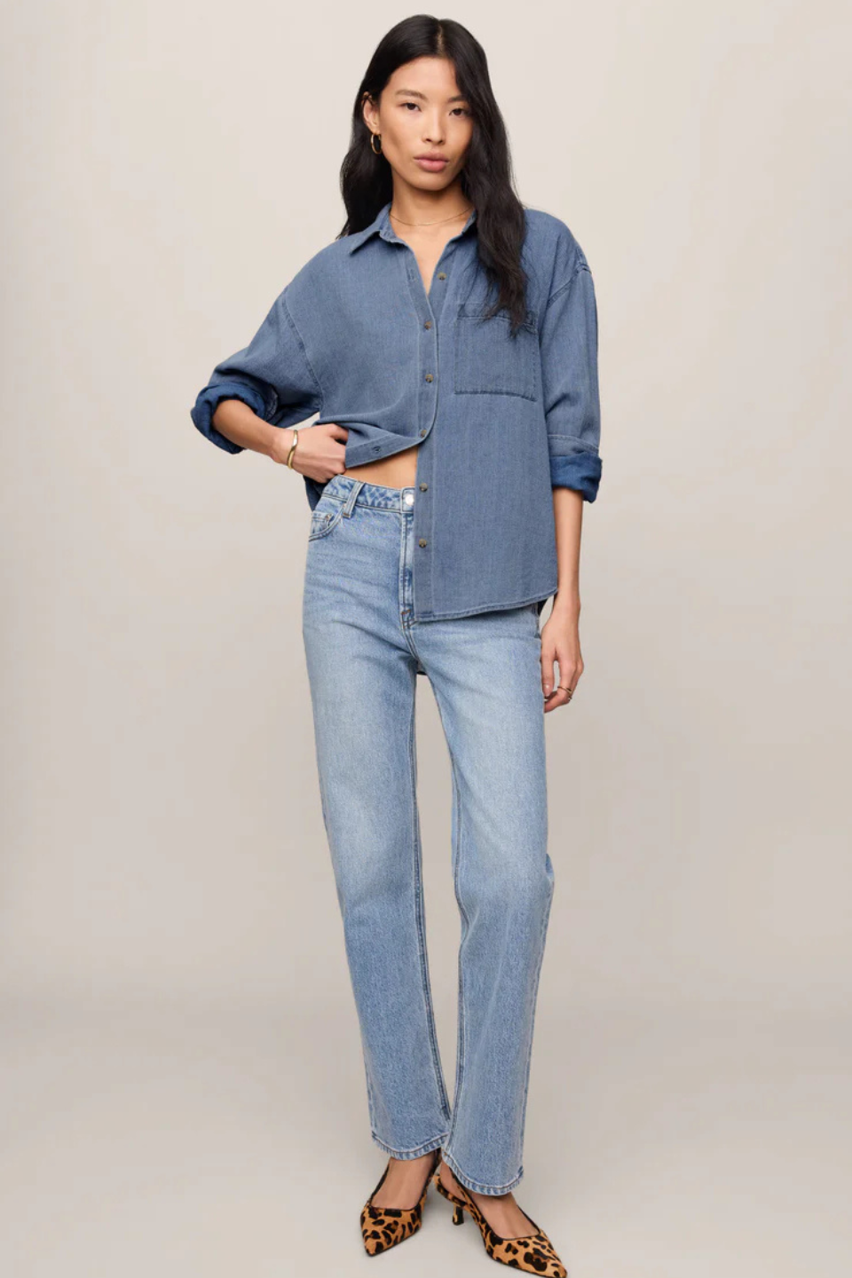 Z Supply The Perfect Twill Button Up