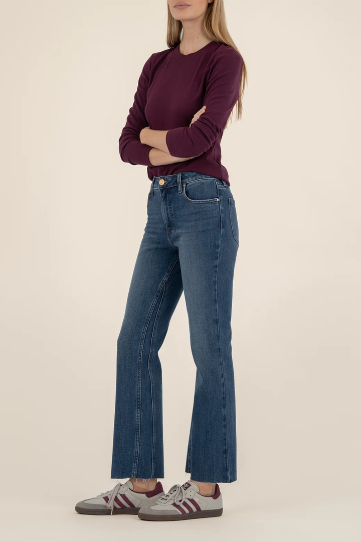 Kut From The Kloth Kelsey High Rise Ankle Flare - Hot Peppers Clothing