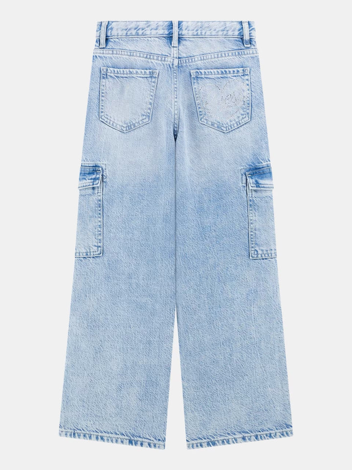Eco Denim Cargo Pants