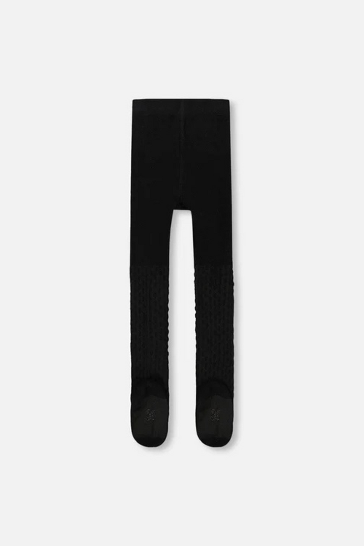 Black knit tights