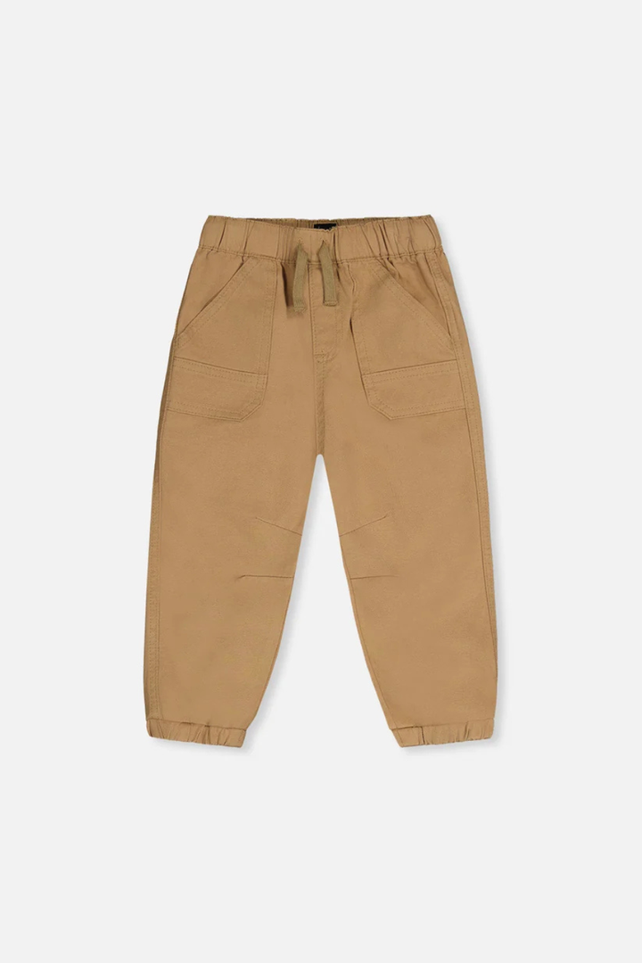 Deux Par Deux Stretch Canvas Jogger Pants