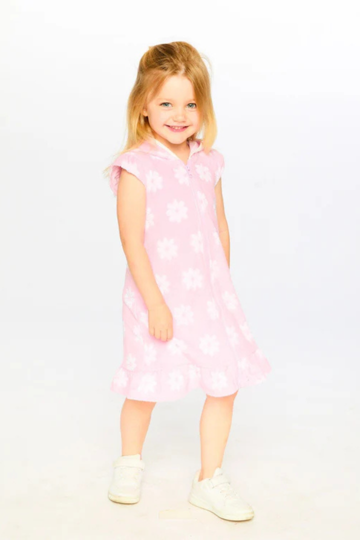 Terry Cloth Beach Hoodie Dress