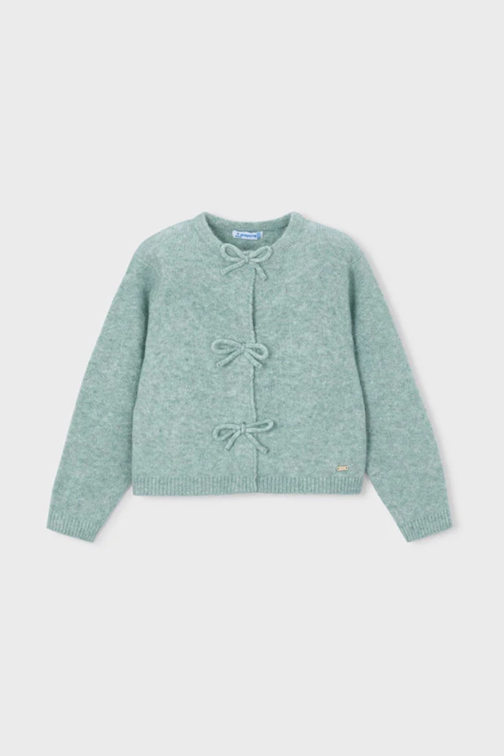 Mayoral Girl Knit Cardigan With Bows