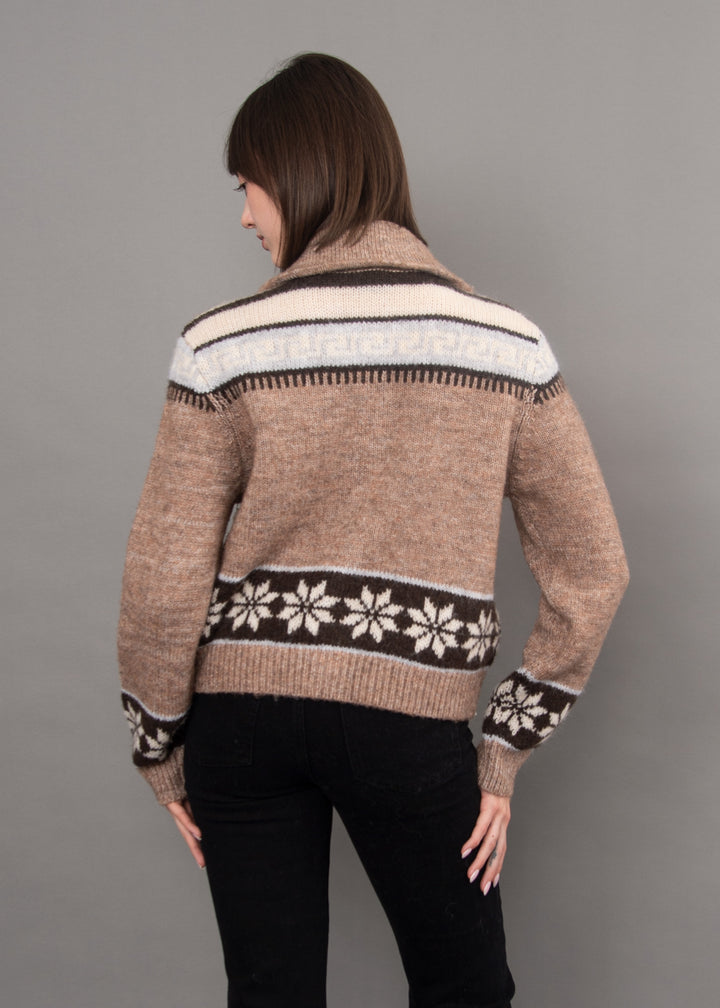 RD Style Kimiko Long Sleeve Shirt Neck Cardigan