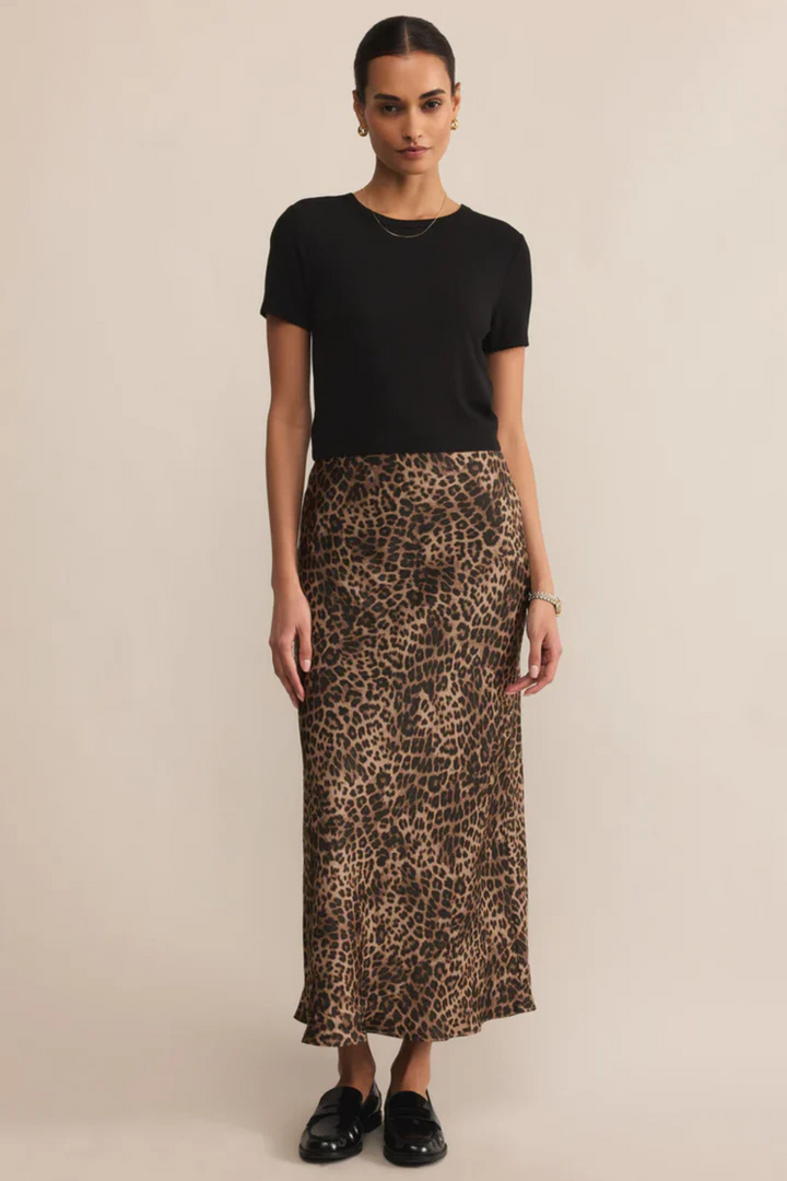 Izabel Leopard Skirt