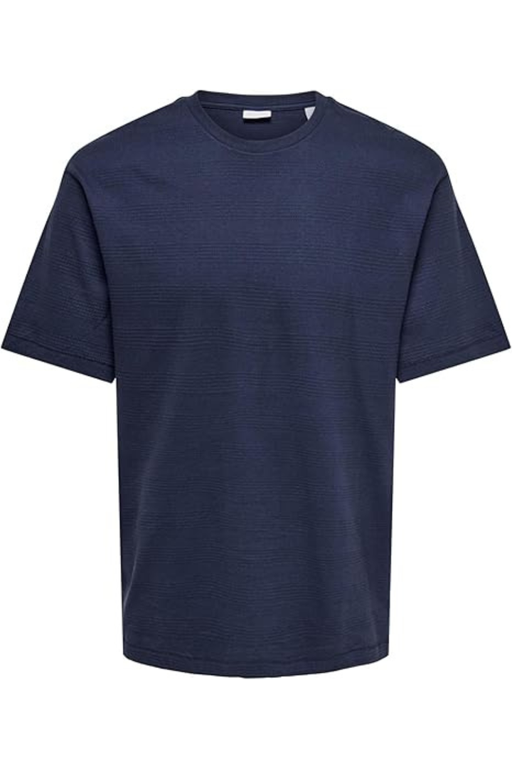 Only &amp; Sons Men’s T-Shirt in Naval Academy - Hot Peppers Clothing