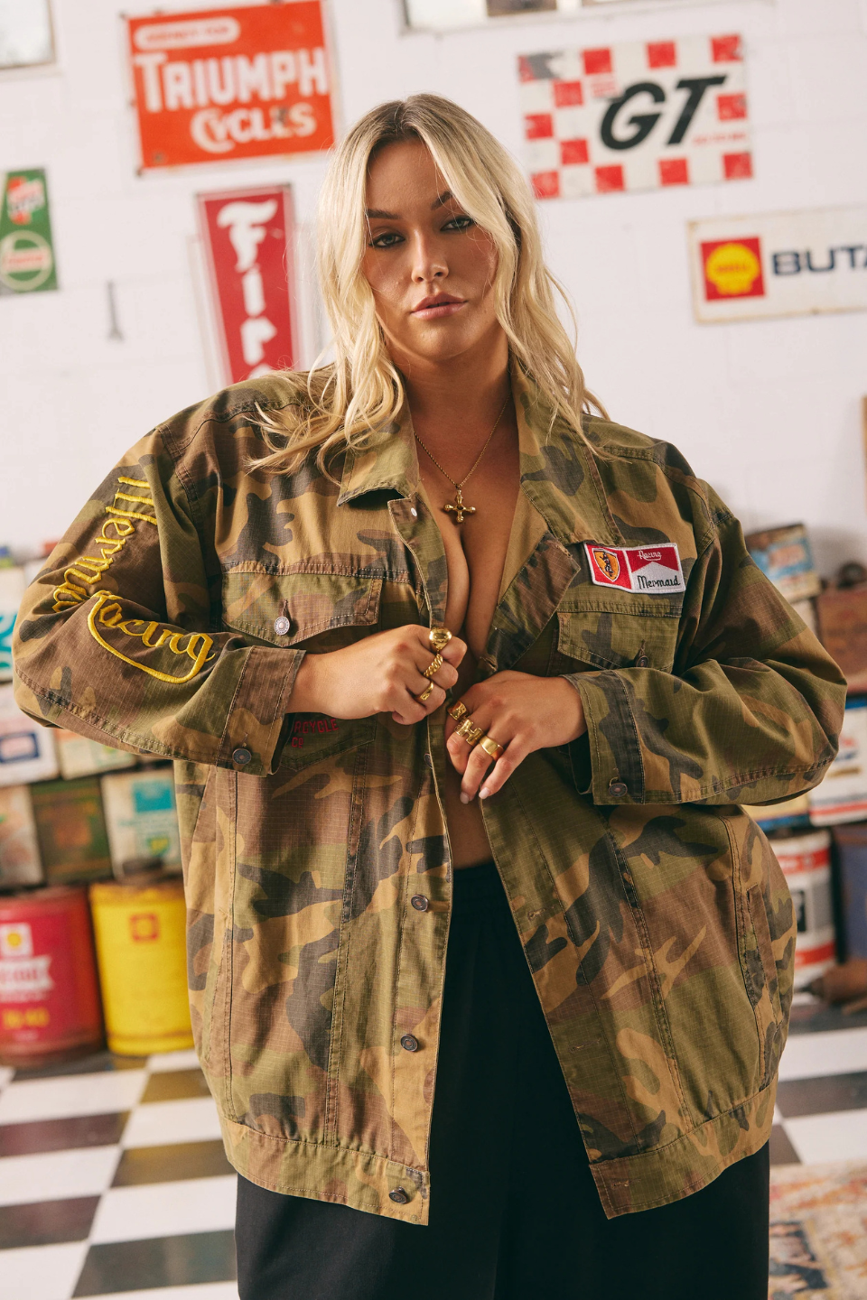 SABBI THE FLYING MERMAID JACKET CAMO SABBI