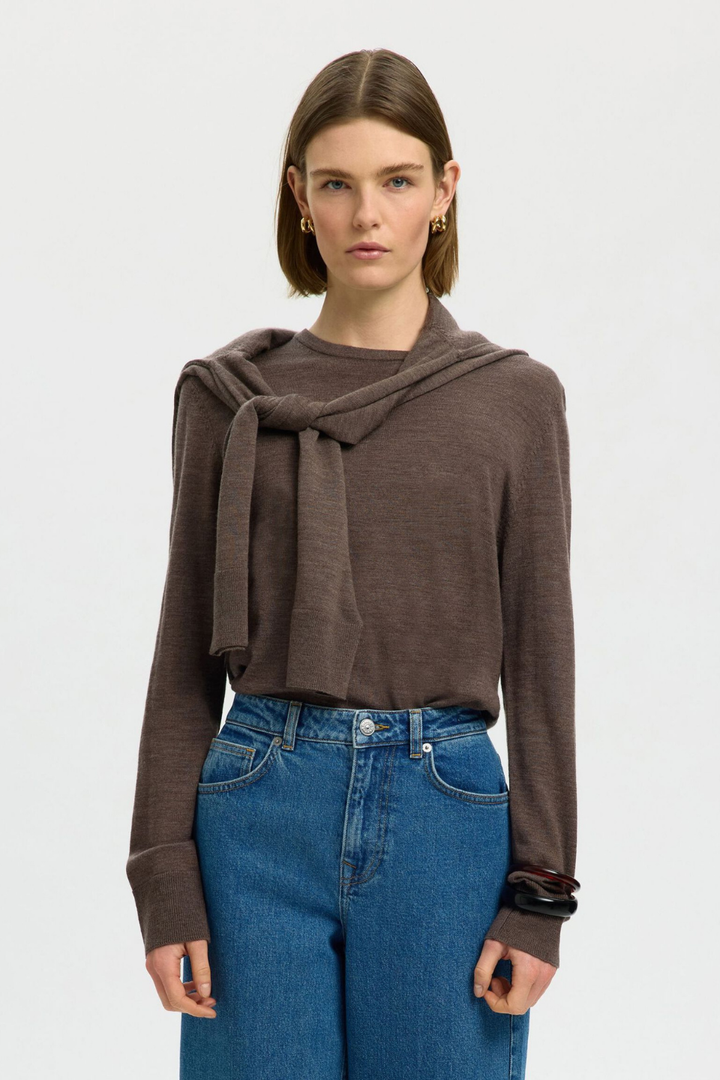 Selected Merino Wool Crewneck Pullover