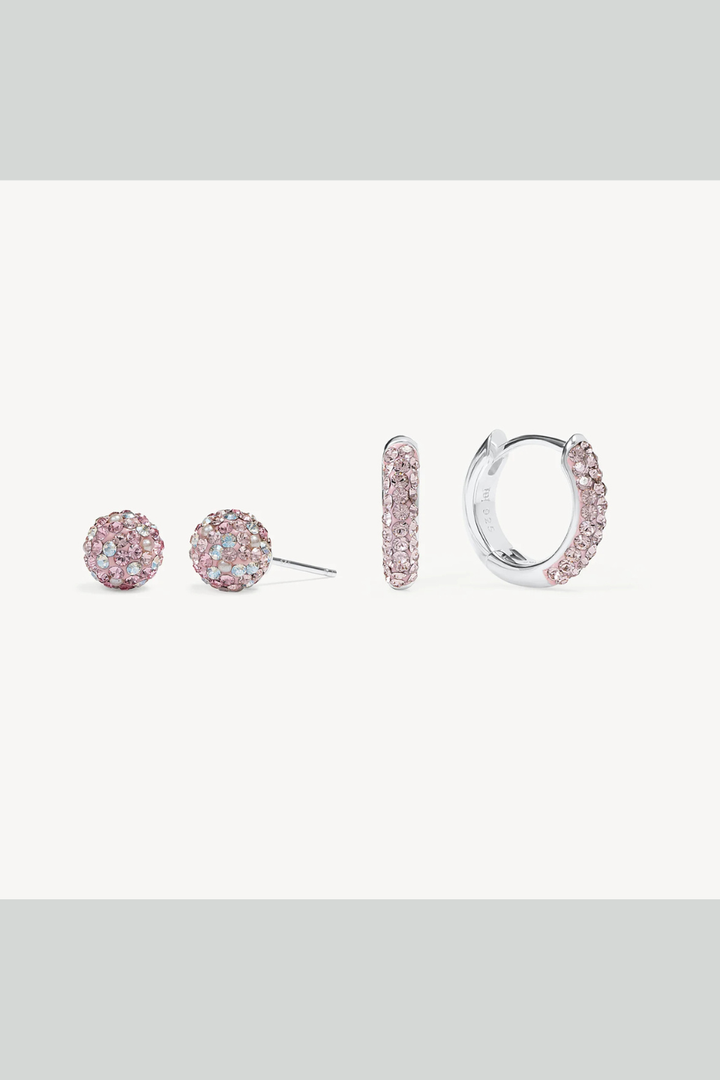 Venetian Blush Always On Sparkle Hoops and Studs Gift Set