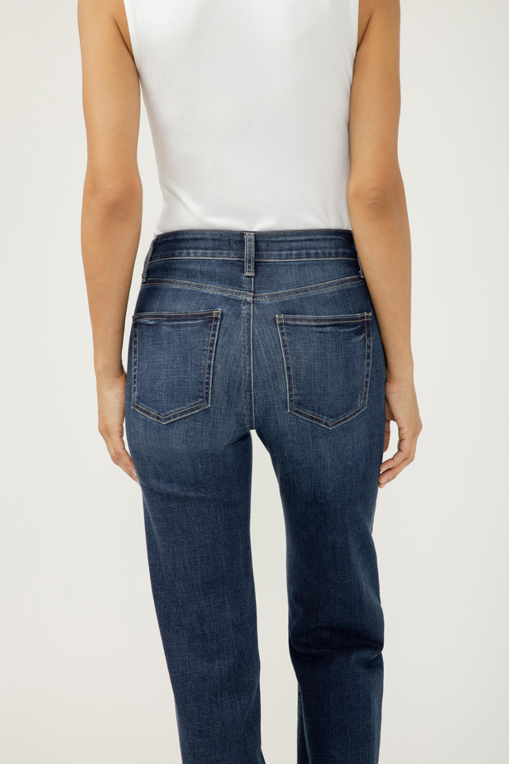 Silver Jeans Co. Avery High Rise Trouser Leg Luxe Stretch Jeans