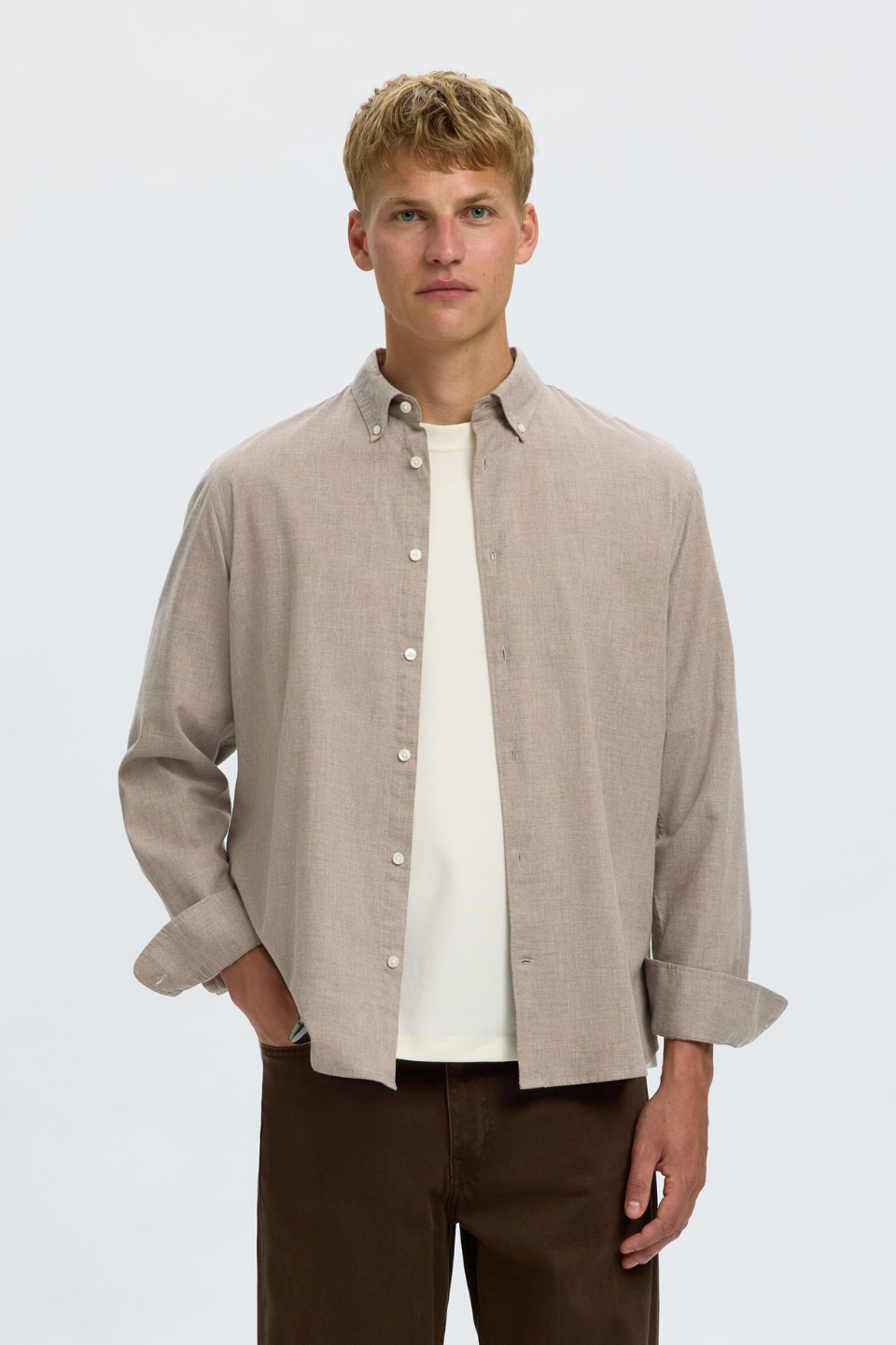 Selected Homme Regular Fit Cotton Shirt