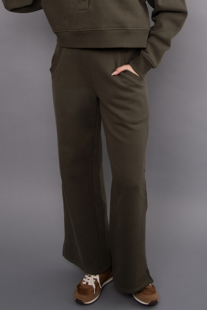 RD Style Pandora Fleece Drawstring Pull-On Pant with Side Slits