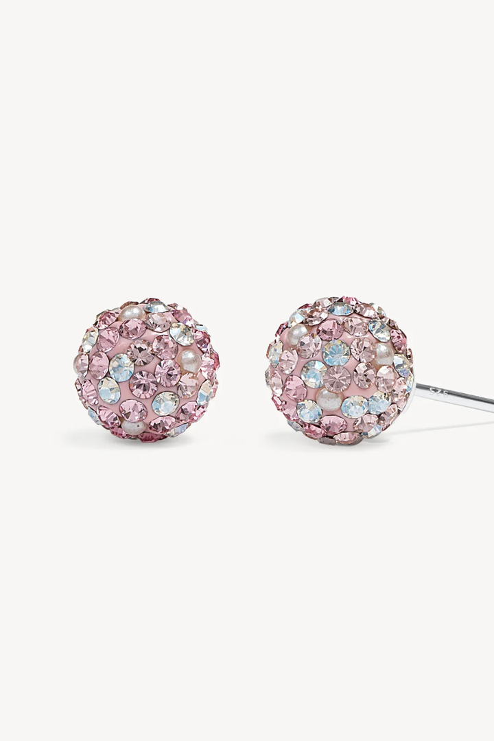 Venetian Blush Medium Sparkle Ball™ Stud Earrings