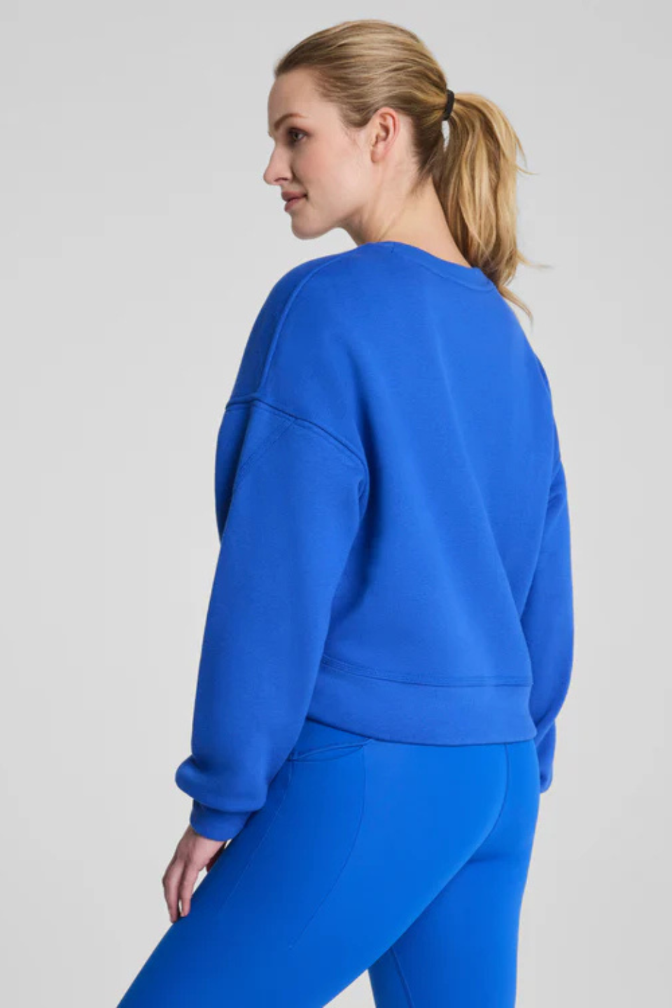 SPANX® BoostUp Cotton Fleece Crewneck SPANX
