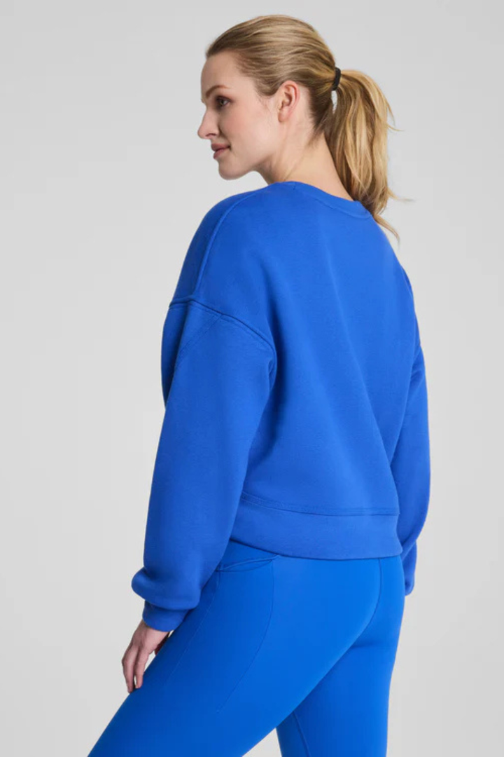 SPANX® BoostUp Cotton Fleece Crewneck SPANX