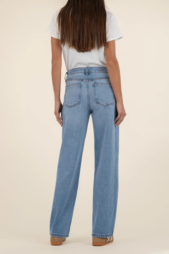 Selena Baggy Low Rise Straight Leg