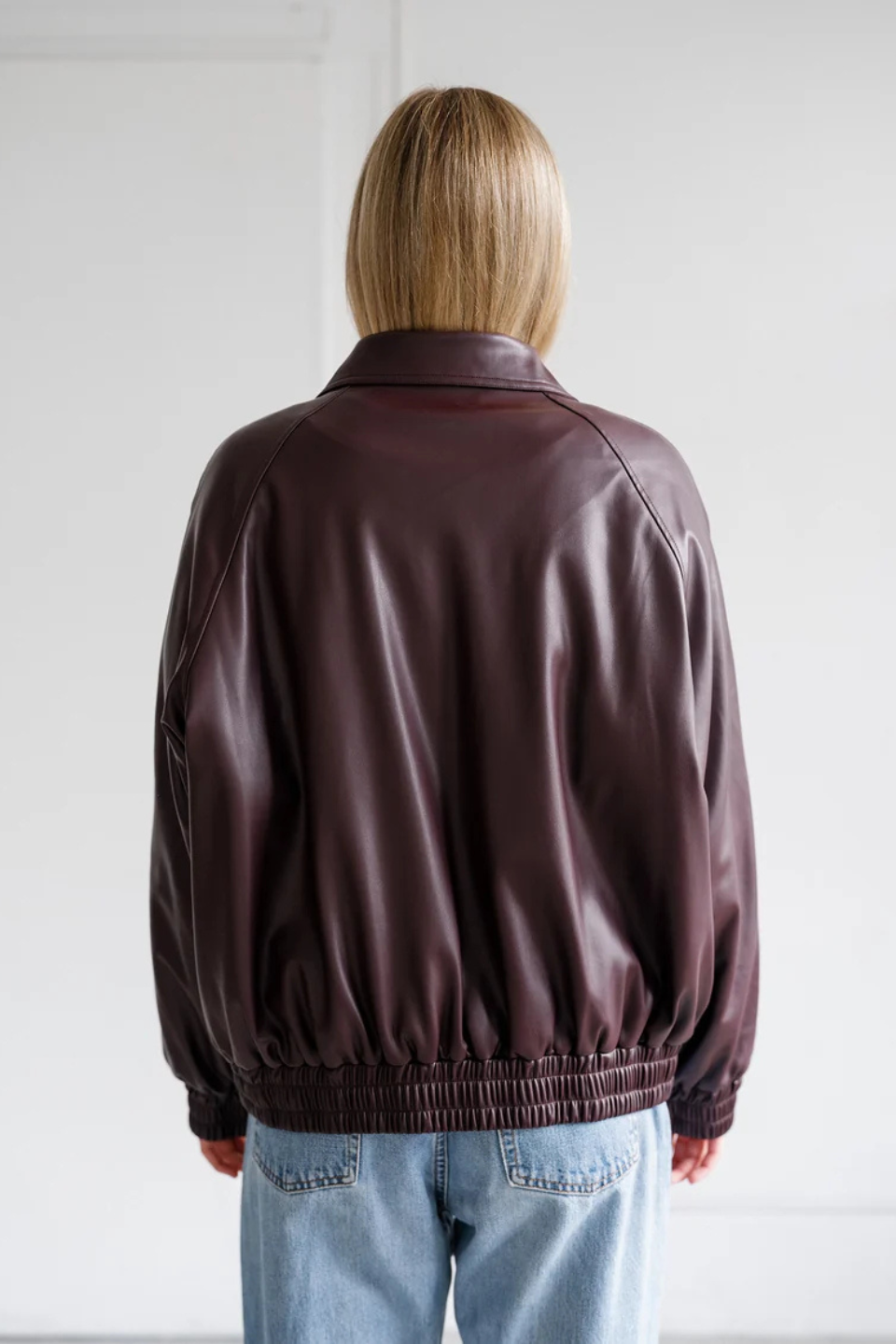 Brunette The Label Oversized Bomber