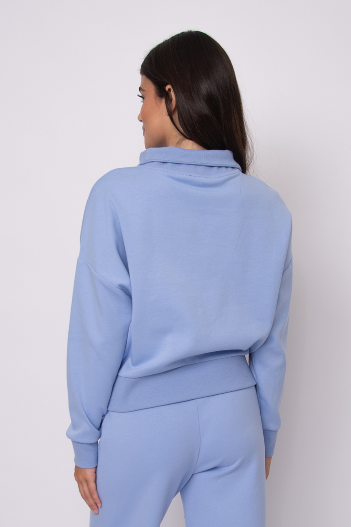 Seanni Soft Knit Half Zip - Hot Peppers Clothing