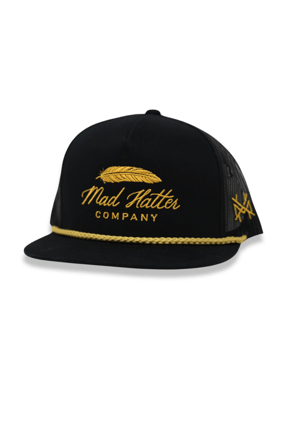 Mad Hatter Feather Trucker - Hot Peppers Clothing