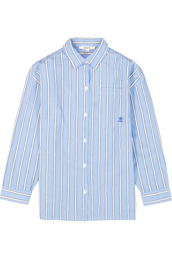 Striped Poplin Blouse