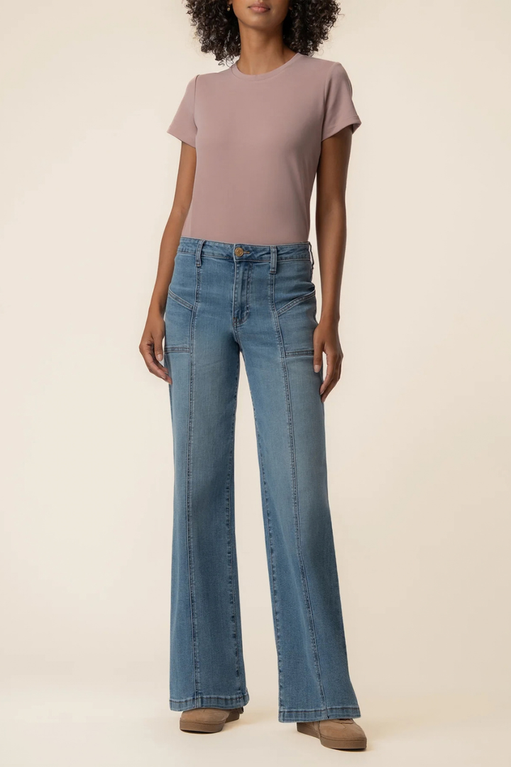 KUT From The Kloth Jean High Rise Wide Straight Leg