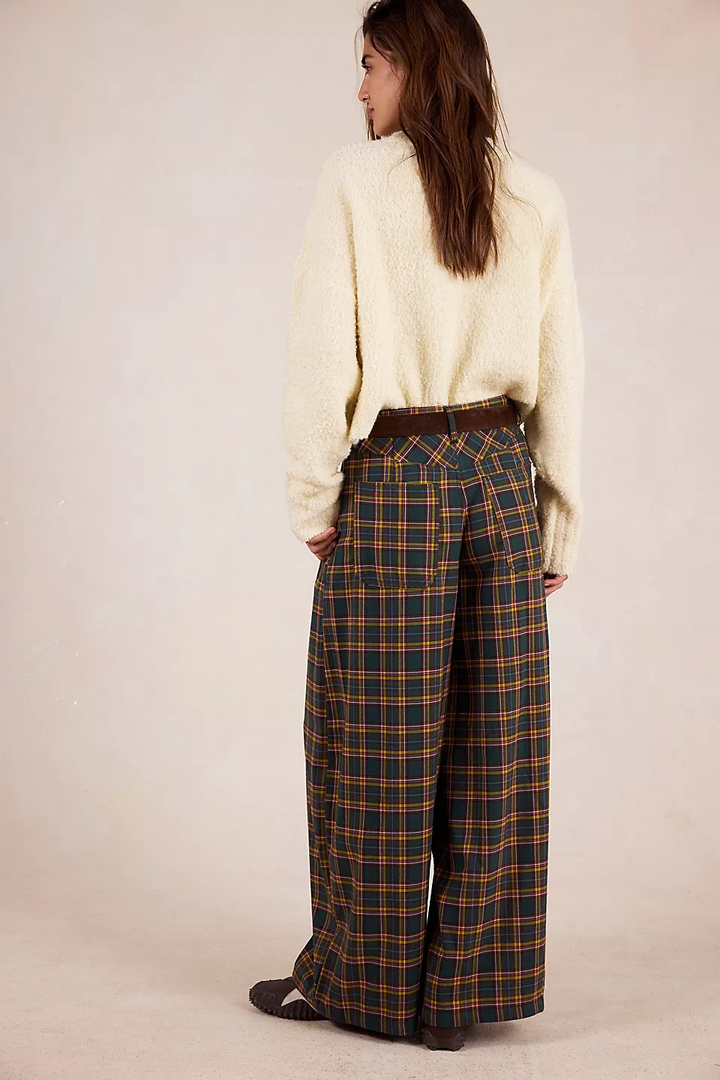 Free People About It Baggy Wide-Leg Trousers