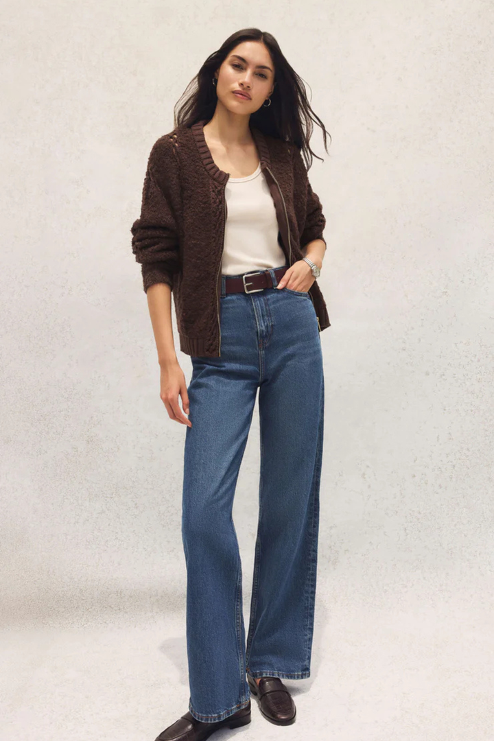 Sundance Zip-Up Sweater Jacket